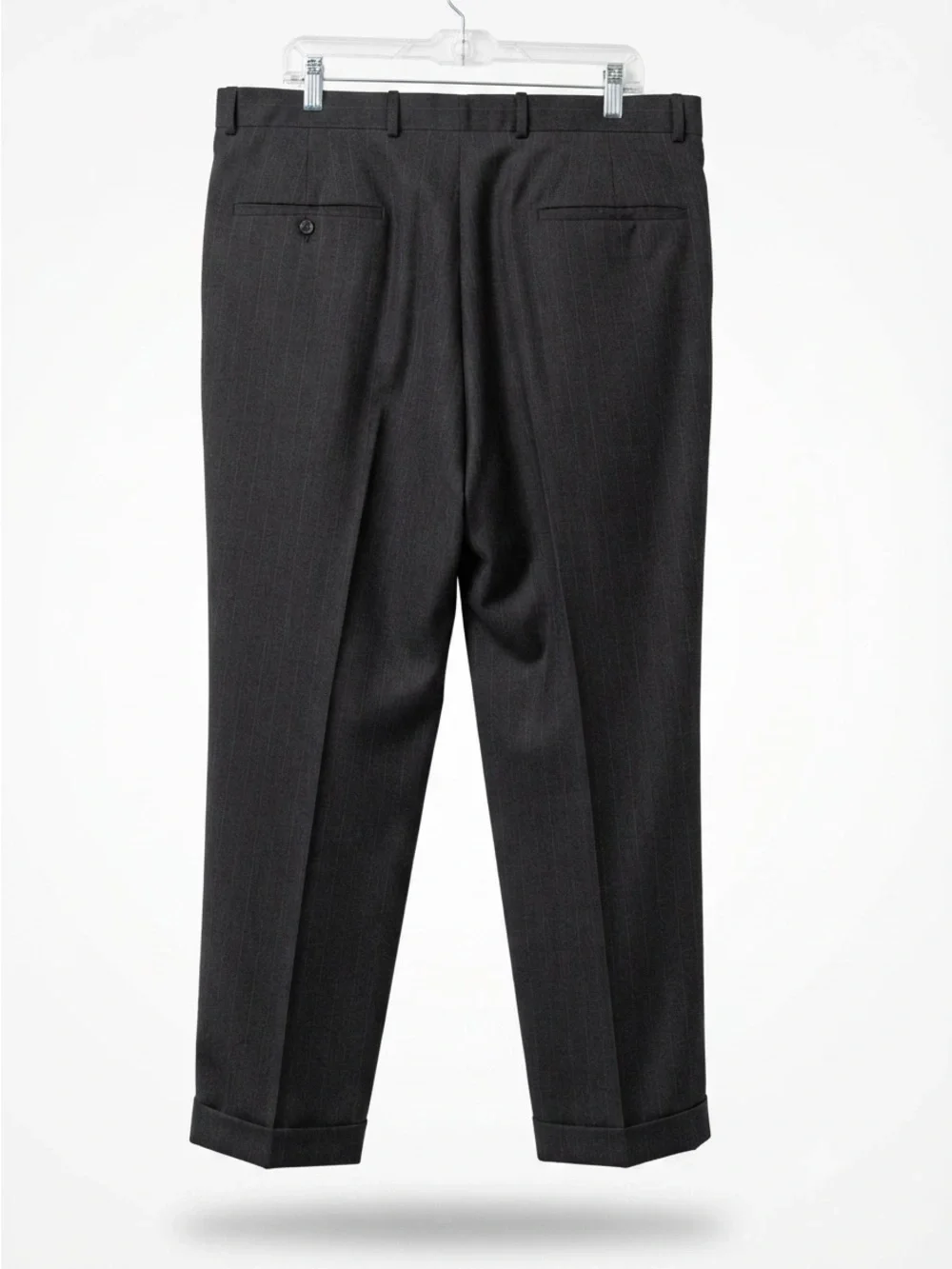 Hickey Freeman pinstripe Nordstrom Canterbury 100% Wool Union Made Suit